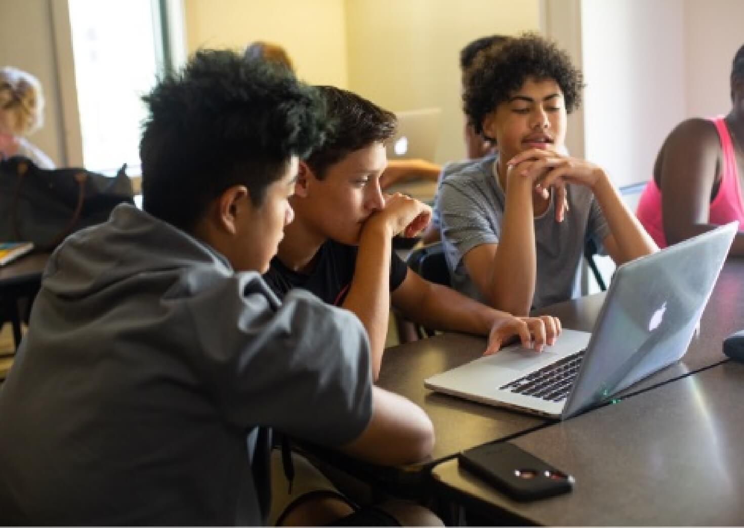 Three students smiling on greece and italy program